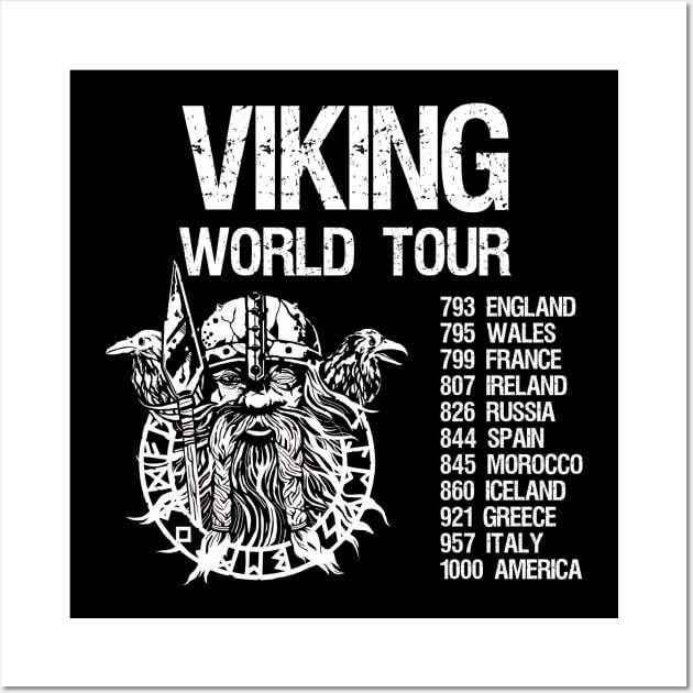 Viking World Tour Wall Art by Styr Designs